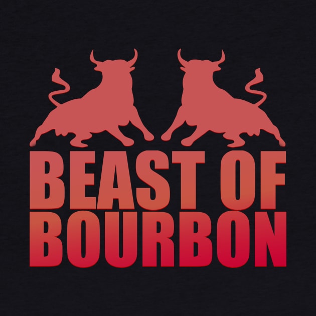 Beast of Bourbon Bison Buffalo Party Gift by TheLostLatticework